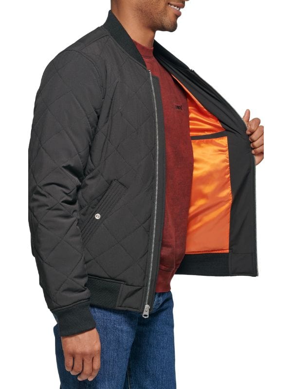 Providence Falls S01 Liam O’Conner Quilted Bomber Jacket
