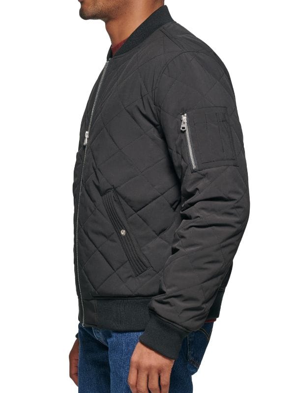 Providence Falls S01 Liam O’Conner Quilted Bomber Jacket