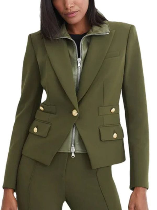 Quantum Leap Addison Augustine Green Blazer Quantum Leap Addison Augustine Green Blazer