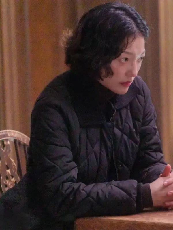 Queen Mantis S01 Lee El Quilted Jacket Black