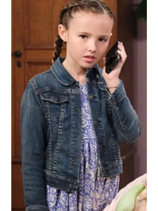 Rachel Black Days Of Our Lives 2025 Denim Jacket