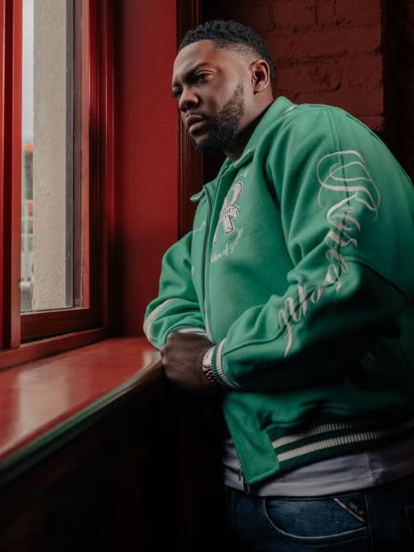 Rapman Supacell Green Varsity Jacket Rapman Supacell Green Varsity Jacket