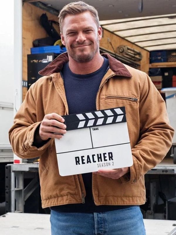 Reacher S02 Alan Ritchson Brown Jacket