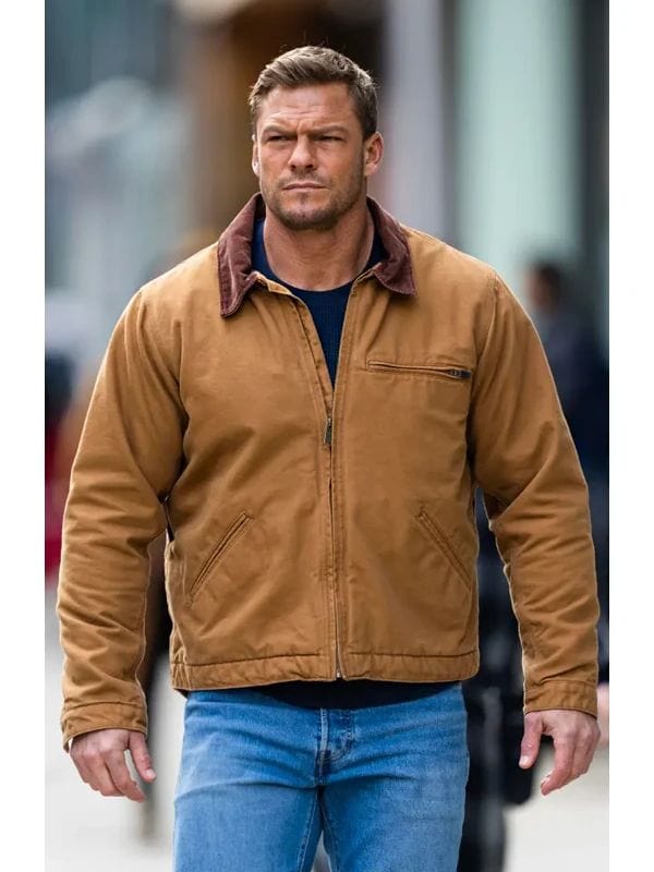 Reacher S02 Alan Ritchson Brown Jacket