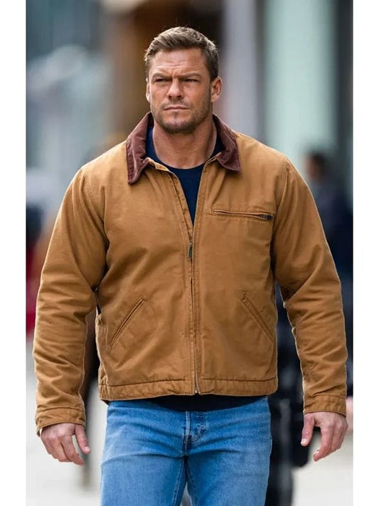 Reacher S02 Alan Ritchson Brown Jacket