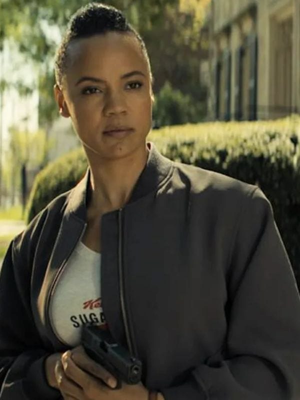 Reacher S03 Maria Sten Bomber Jacket