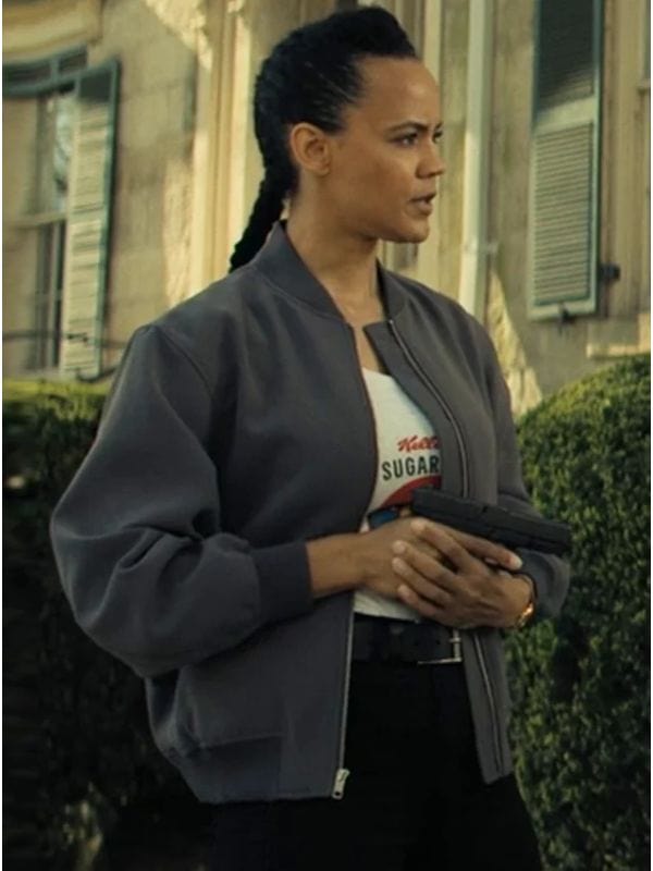 Reacher S03 Maria Sten Bomber Jacket