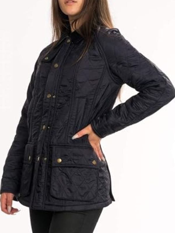 Reacher S03 Mariah Robinson Quilted Jacket Blue