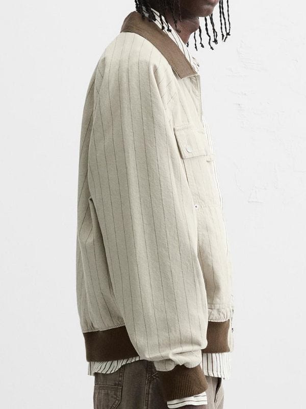 Reasonable Doubt S03 Ozzie Edwards Pinstriped Jacket
