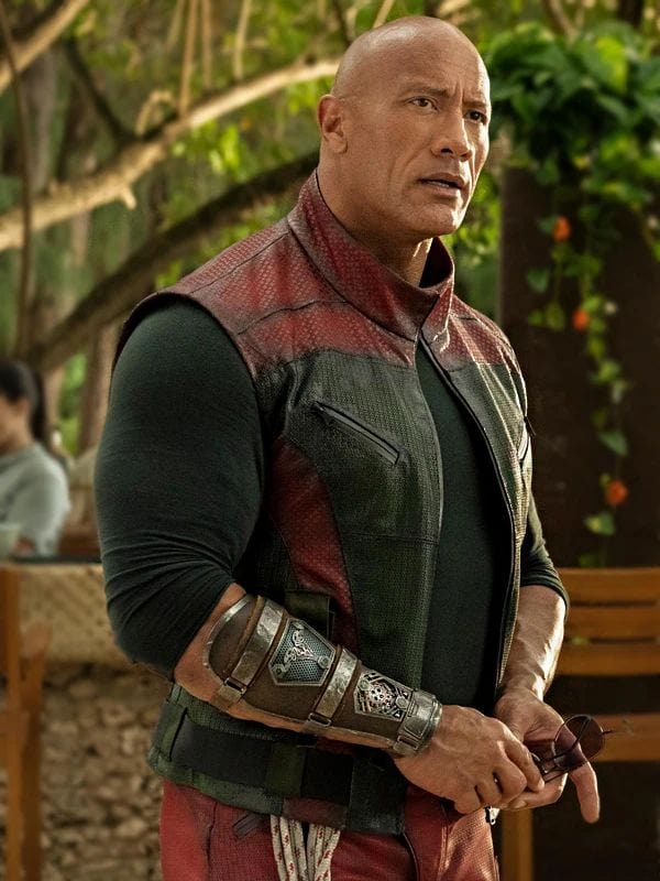 Callum Drift Red One Dwayne Johnson Leather Vest