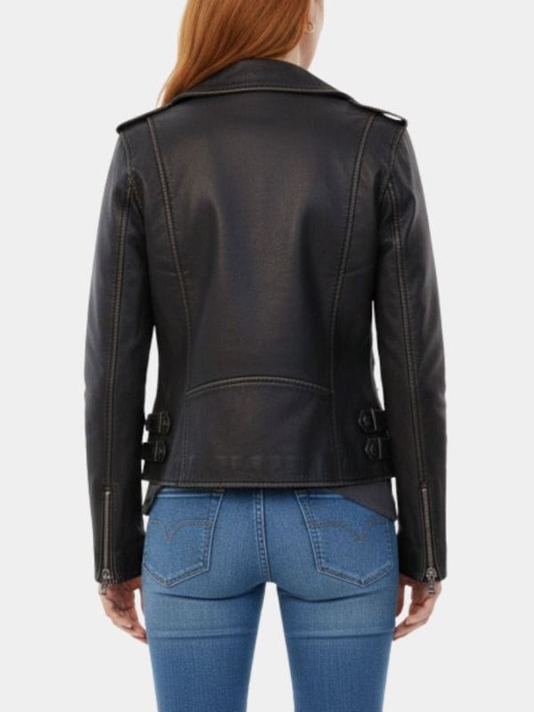 Riot Women S01 Rosalie Craig Leather Jacket Black