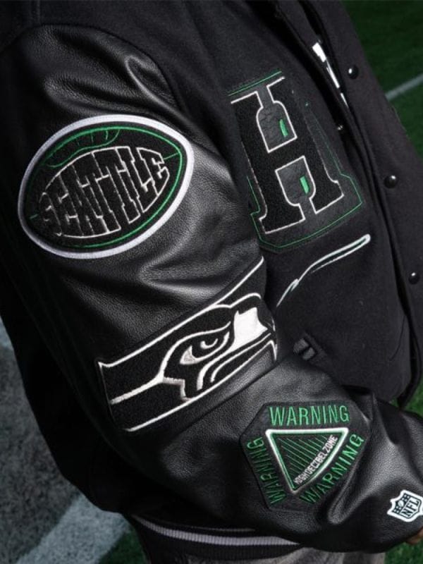 Rivalries Hometeam Seattle Seahawks Lil Jon Letterman Jacket
