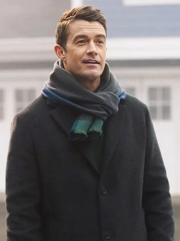 Robert Buckley Twas The Date Before Christmas Black Coat Robert Buckley Twas The Date Before Christmas Black Coat