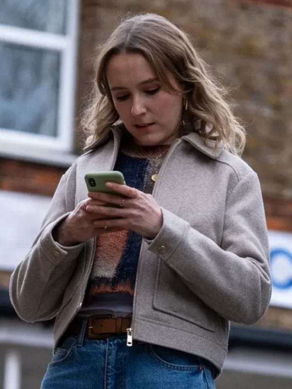 Rose Ayling-Ellis Code Of Silence S01 Grey Jacket