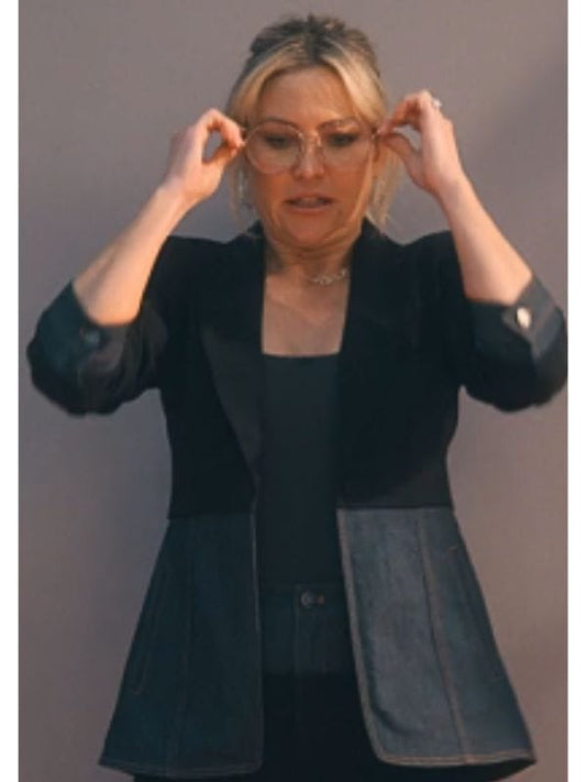 Running Point S01 Kate Hudson Two Tone Blazer