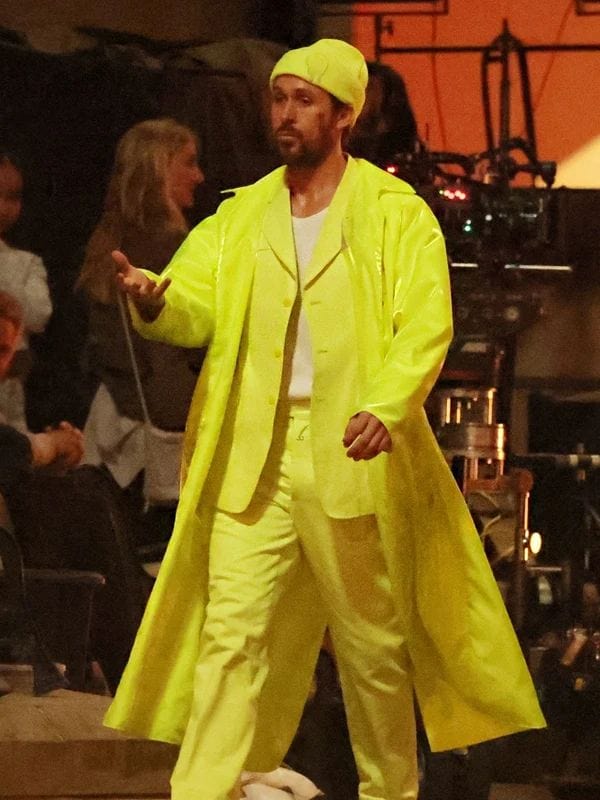 Colt Seavers The Fall Guy Ryan Gosling Yellow Long Coat