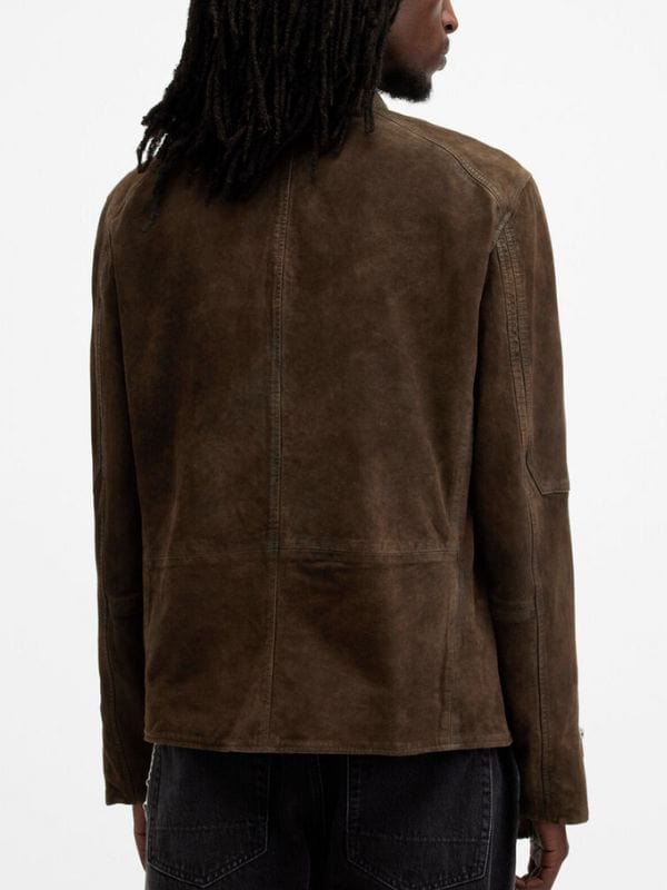 S.W.A.T S08 Niko Pepaj Suede Leather Jacket Brown