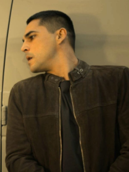 S.W.A.T S08 Niko Pepaj Suede Leather Jacket Brown