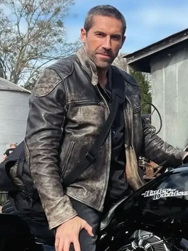 Scott Adkins Day of Reckoning 2025 Leather Jacket