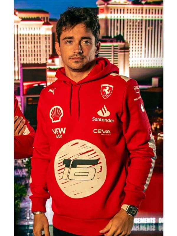 Scuderia Ferrari F1 Las Vegas Gp Pullover Hoodie
