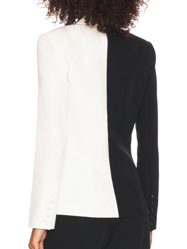 Selling Sunset Bre Tiesi Two Tone Blazer