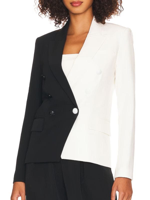 Selling Sunset Bre Tiesi Two Tone Blazer
