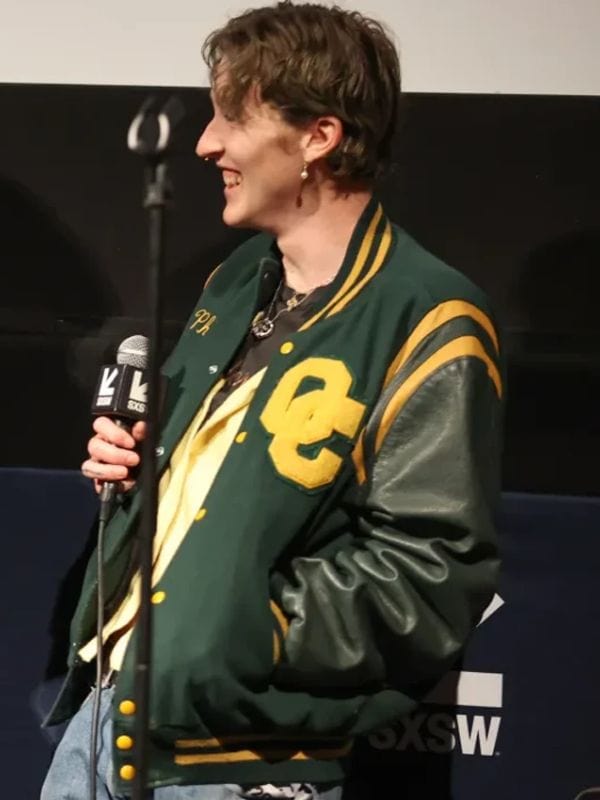 She's the He Siobhan Mccarthy Green Varsity Jacket