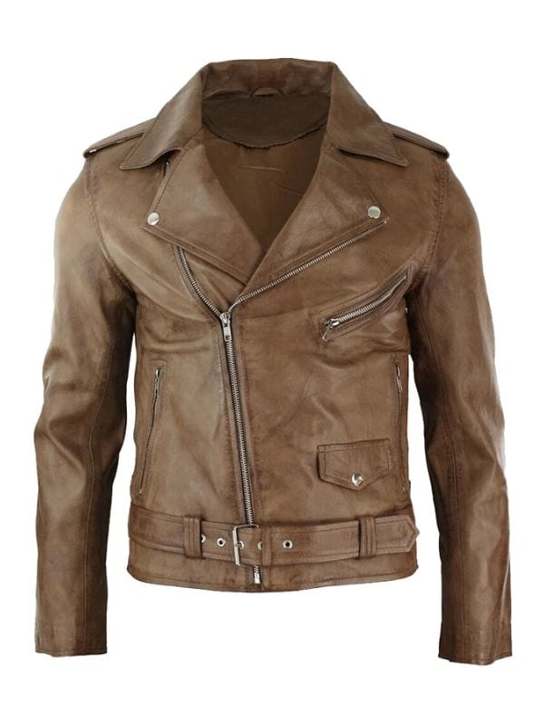 Simone Ashley Picture This 2025 Brown Leather Jacket