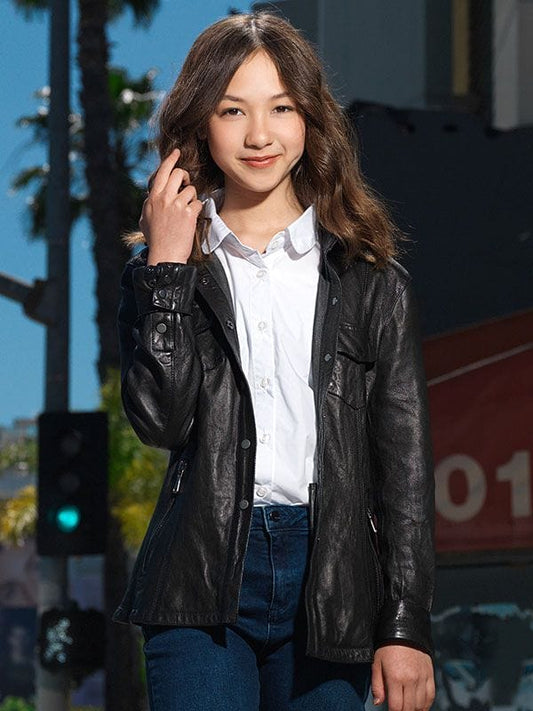 Skeleton Crew S01 Kyriana Kratter Leather Jacket