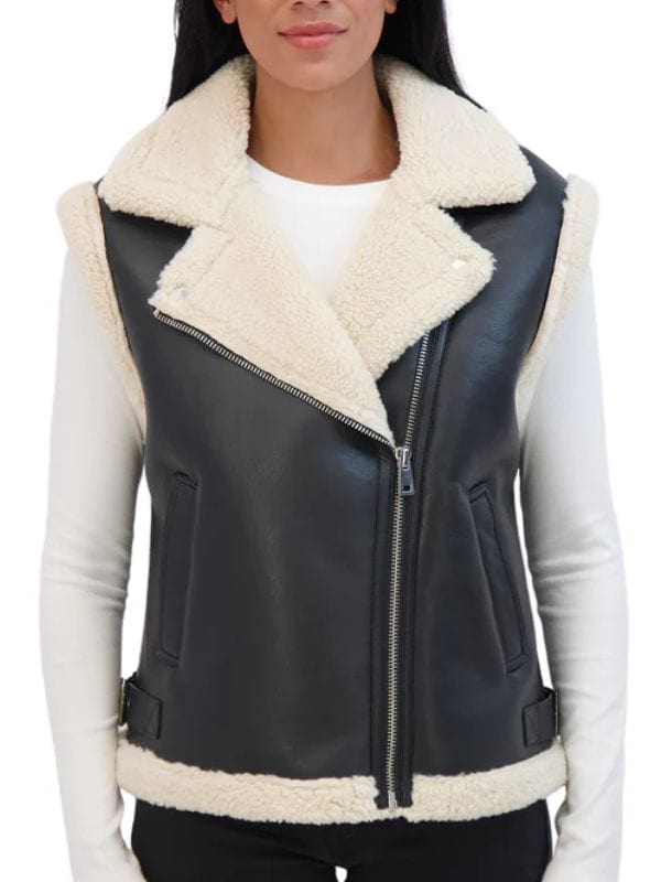Skymed S03 Sydney Kuhne Black Leather Vest Skymed S03 Sydney Kuhne Black Leather Vest