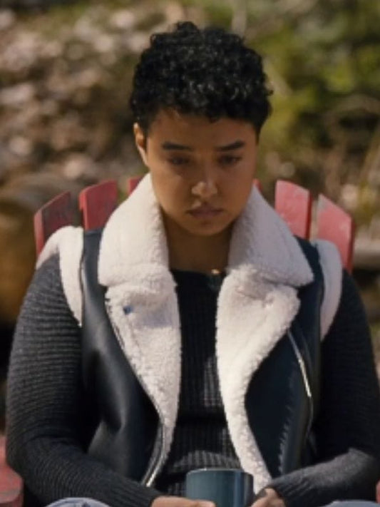 Skymed S03 Sydney Kuhne Black Leather Vest