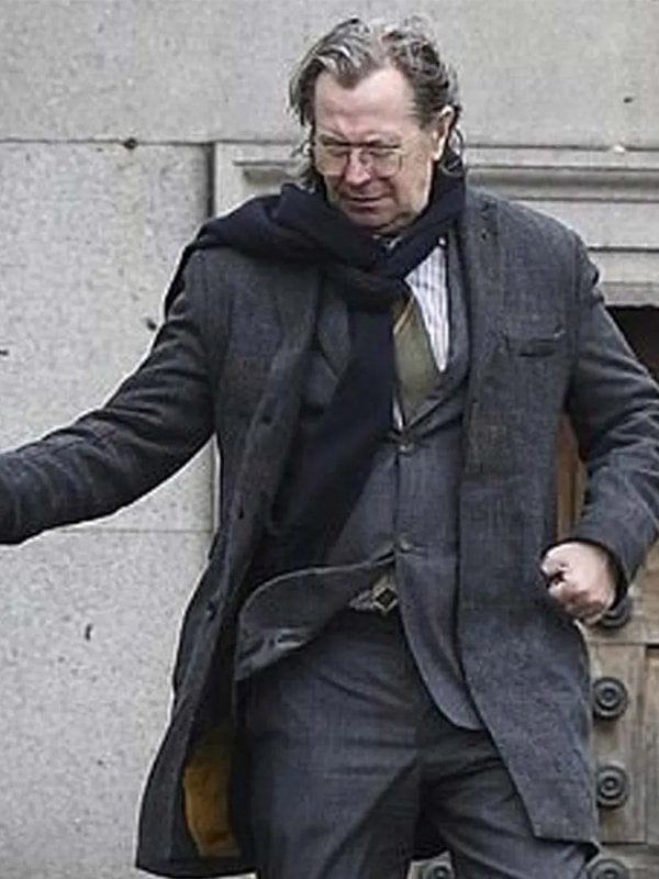 Slow Horses Jackson Lamb Grey Coat