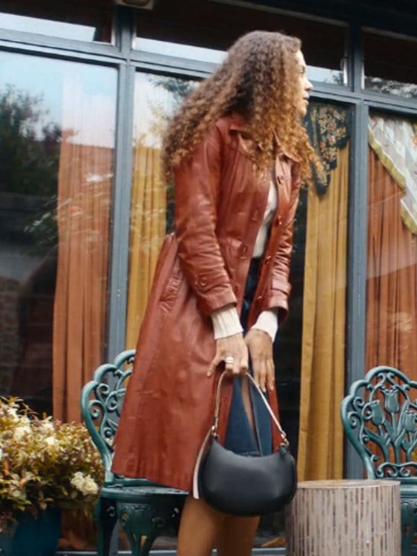 Stacey Embalo Missing You S01 Leather Coat