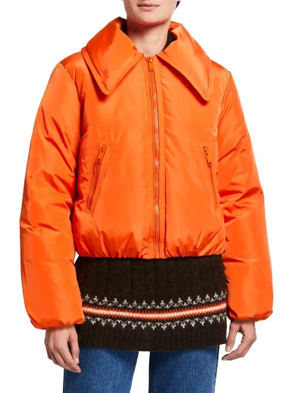 Stay Close S01 Barbie Orange Puffer Jacket