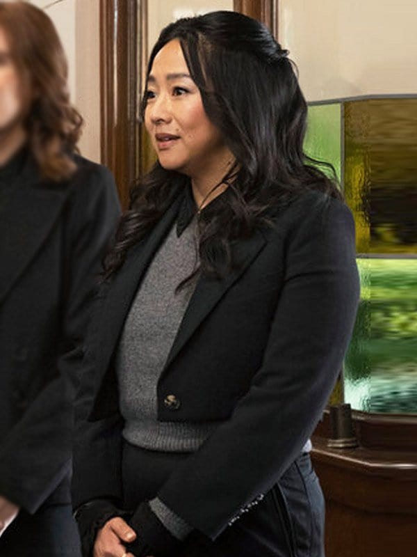 Stephanie Hsu Laid S01 Black Blazer Stephanie Hsu Laid S01 Black Blazer