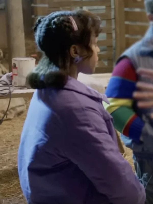 Stranger Things S05 Erica Sinclair Purple Jacket