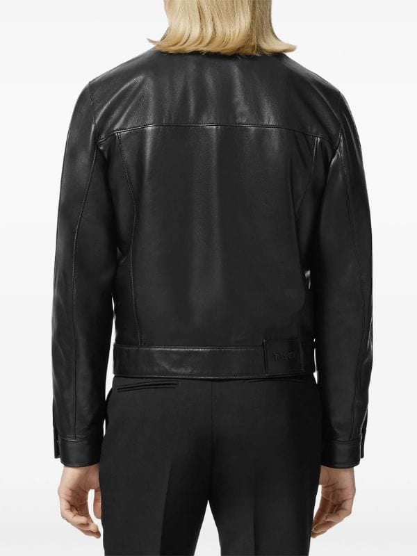 Stray Kids Hyunjin Trucker Leather Jacket
