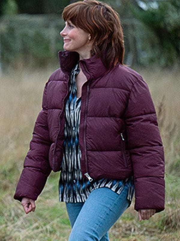 Such Brave Girls S02 Louise Brealey Purple Jacket
