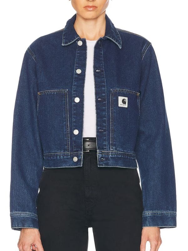 Suits LA S01 Victoria Justice Denim Jacket Blue