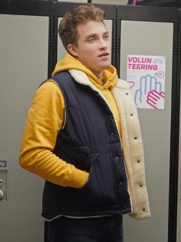 Superman And Lois S02 Jonathan Kent Shearling Vest Superman And Lois S02 Jonathan Kent Shearling Vest