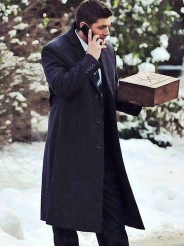 Supernatural Jensen Ackles Black Trench Coat Supernatural Jensen Ackles Black Trench Coat