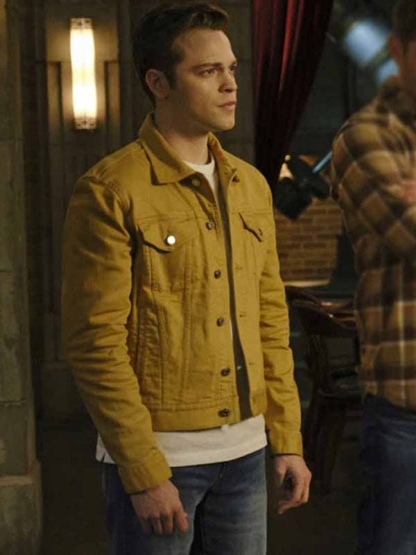Supernatural S15 Alexander Calvert Yellow Jacket