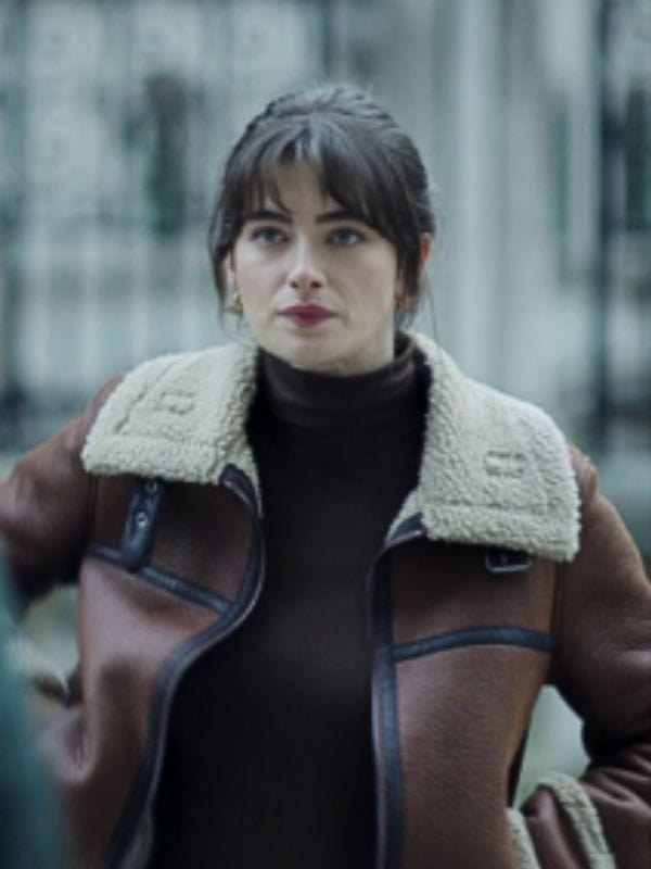 Surface S02 Millie Brady Shearling Leather Jacket