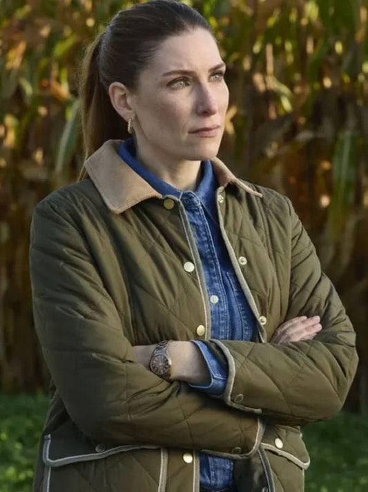 Surreal Estate S03 Sarah Levy Green Quilted Jacket