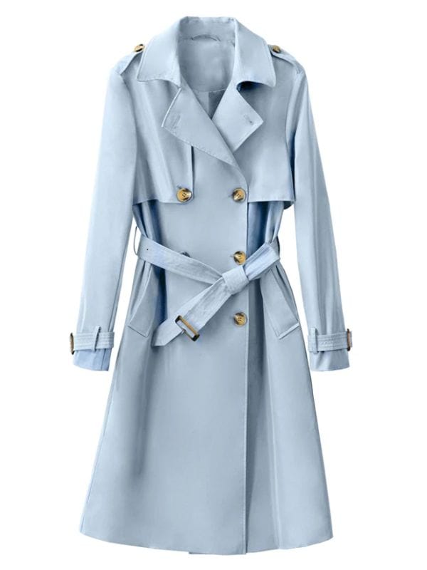 SurrealEstate S03 Anne Shepherd Blue Trench Coat