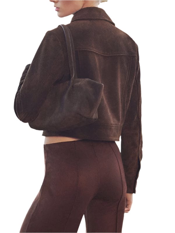 SWAT S08 Emily Alabi Brown Suede Jacket