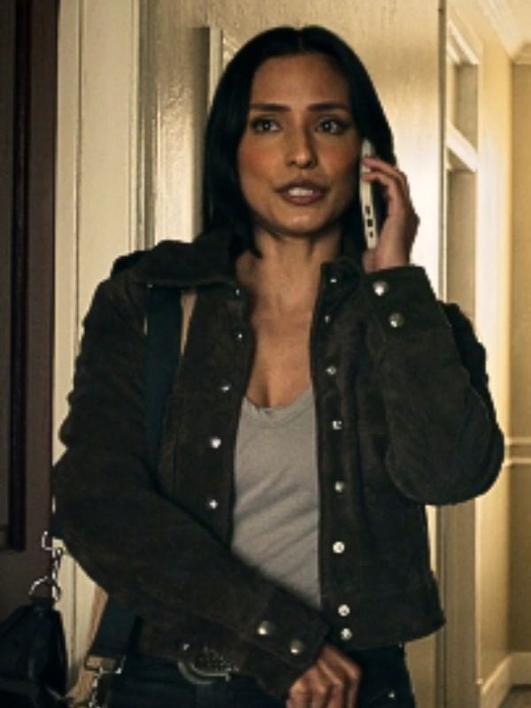 SWAT S08 Emily Alabi Brown Suede Jacket