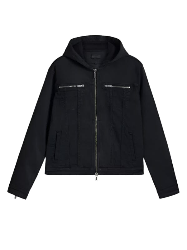 SWAT S08 Shemar Moore Black Hooded Jacket
