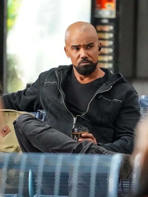 SWAT S08 Shemar Moore Black Hooded Jacket