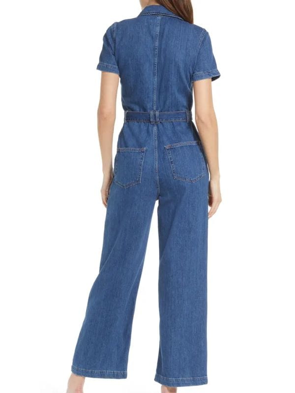Sweet Magnolias S04 Tommi Rose Denim Jumpsuit Blue